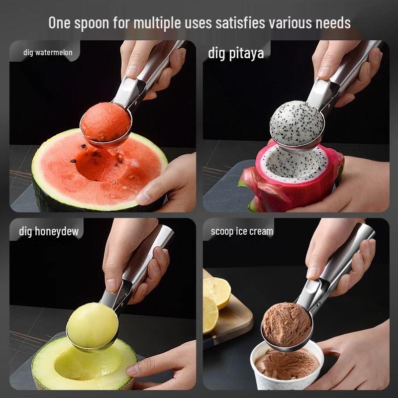 Stainless Steel Ice Cream and Fruit Ball Spoon Digger