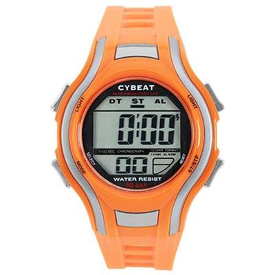 J-AXIS Herren ACY12-OR (10-10 CYBEAT Sportuhr Sun Flame) Runde Uhr Orange Resin Digital