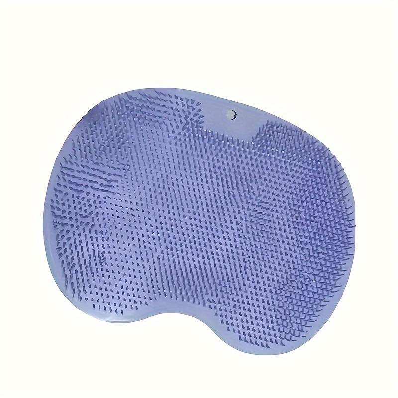 Rubbing foot pads, silicone foot massager, bathroom foot massage pad, shower back brush, dual-use for rubbing back and foot синий
