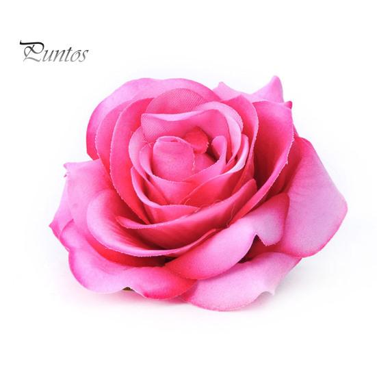 Hair Clip 1Pc Reusable Rose Flower Shape Pins Metal Clips for Dating Fashion Pin