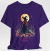 Escaped 1692 Witch T-Shirt Moon Flowers Salem Witch Trials Halloween Gothic Tee