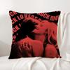 Band Music T-Tv-Girl Cushion Cover Summer Coolness Linen Fabric Double-Sided Printing Pillow Case Sofa Home Decor Gift