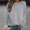 Women's Casual Round Neck Long Sleeve Hoodie - Autumn/Winter 2024 Collection