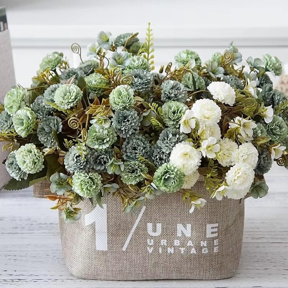 European Style Artificial Lilac Flowers Carnations Home Decoration Flowers  Photography Props