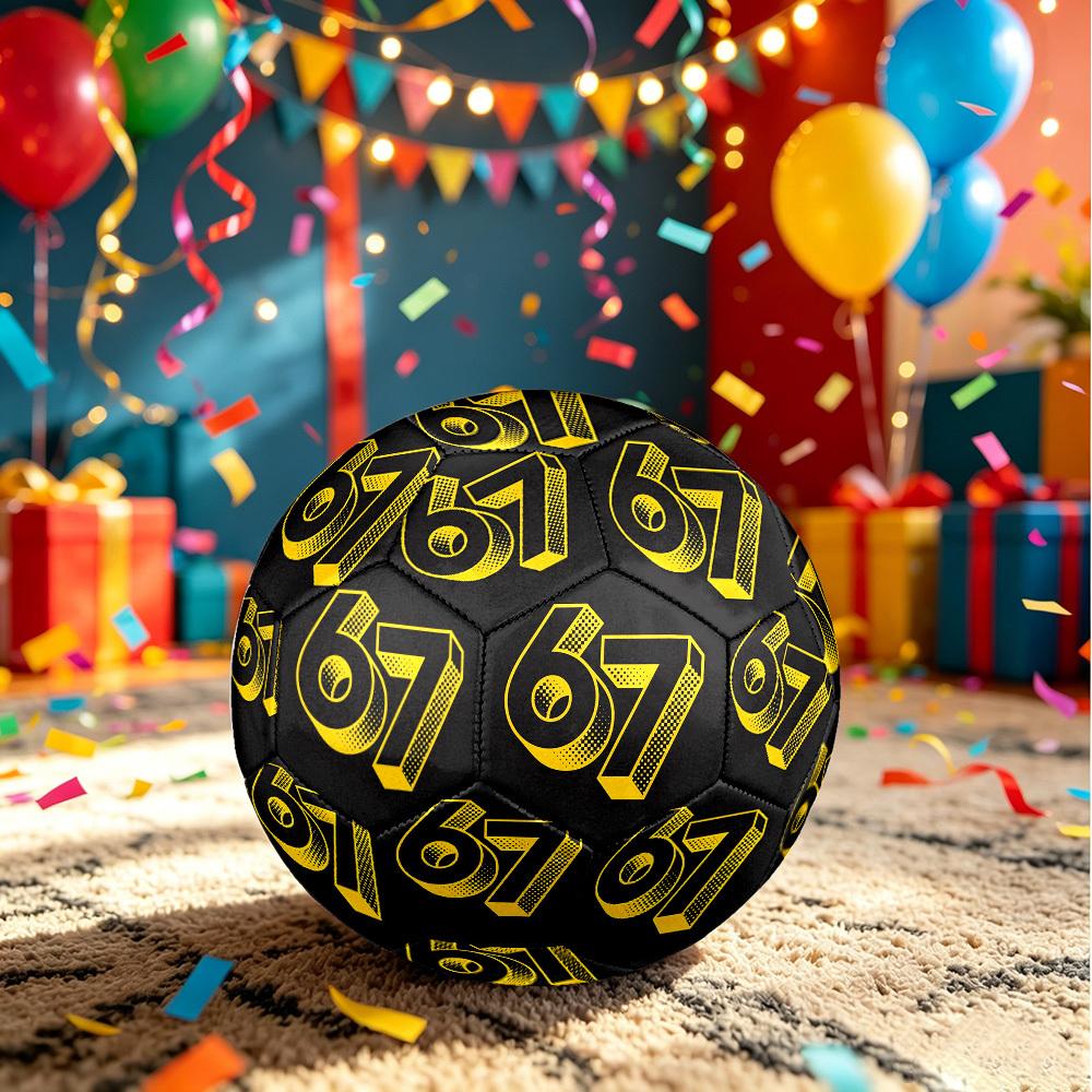 1pc Golden Number Size 5 Soccer Ball Professional Match Training Football Indoor &Outdoor Sports Ball Lightweight Durable c65151