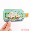 Cherry Blossoms Mount Fuji Patch Cartoon Japan Anime Embroidered Patch Iron On Patches For Clothing Thermoadhesive Patches DIY