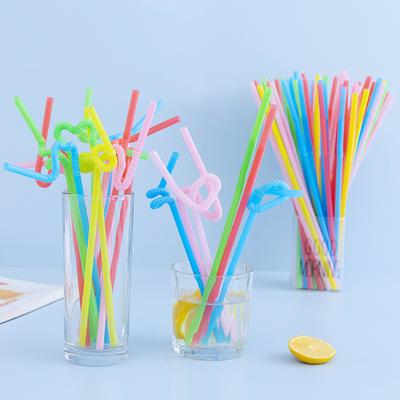 2 Packs (100pcs/pack)  Colorful Drinking Kunststof Straws Bar Party Wedding Kitchen Pajitas Plastique Beverage Straw
