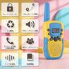 CoreLume Two-Piece Child Walkie Talkie Set Lightweight Compact Multi-Function Long-Distance Wireless No License Required LCD Display Neck Strap Belt