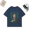 Ankunft Kyle Alessandro bedruckte T-Shirts Unisex DAMEN Heiß Leichter Eurovision Hip Hop Tops Baumwolle Kurzarm Oversized Streetwear
