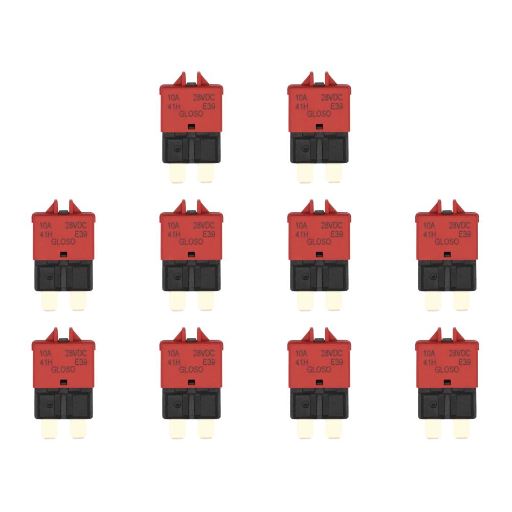 2-30 buc 5/7.5/10/15/20/25/30A DC28V Adaptor siguranță cu resetare manuală Siguranță lamă întrerupător de circuit ATC pentru marină, raliu, auto, barcă