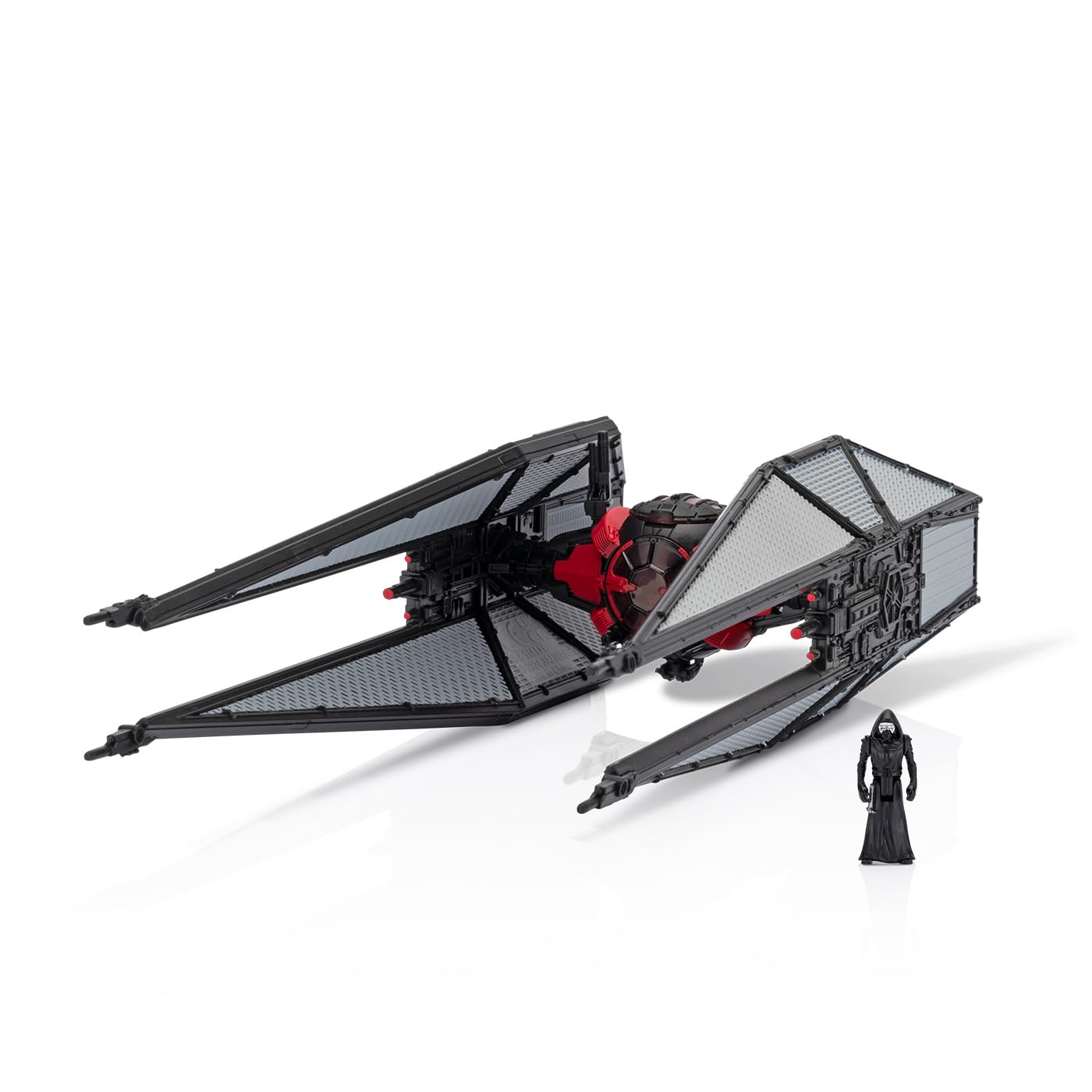 Звездные Войны Микро Галактика Класс Легкой Брони Серия 7 Кайло TIE Whisper Транспортное средство Рена Без Масштаба