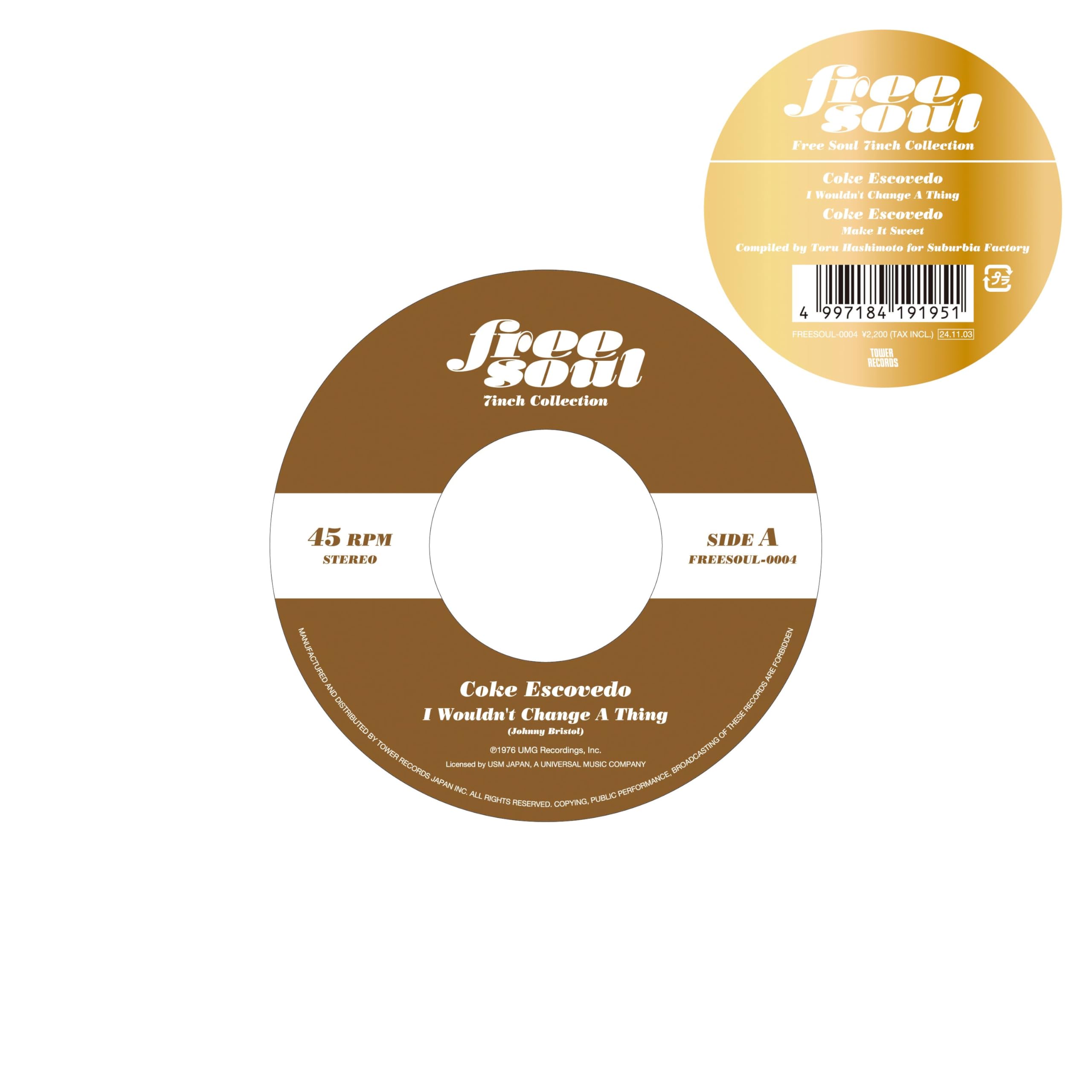 

I Change A Thing Make it Sweet Soul 7inch Press Limited Wouldn t / (Free Collection) (First Edition) (7inch) [Analog]