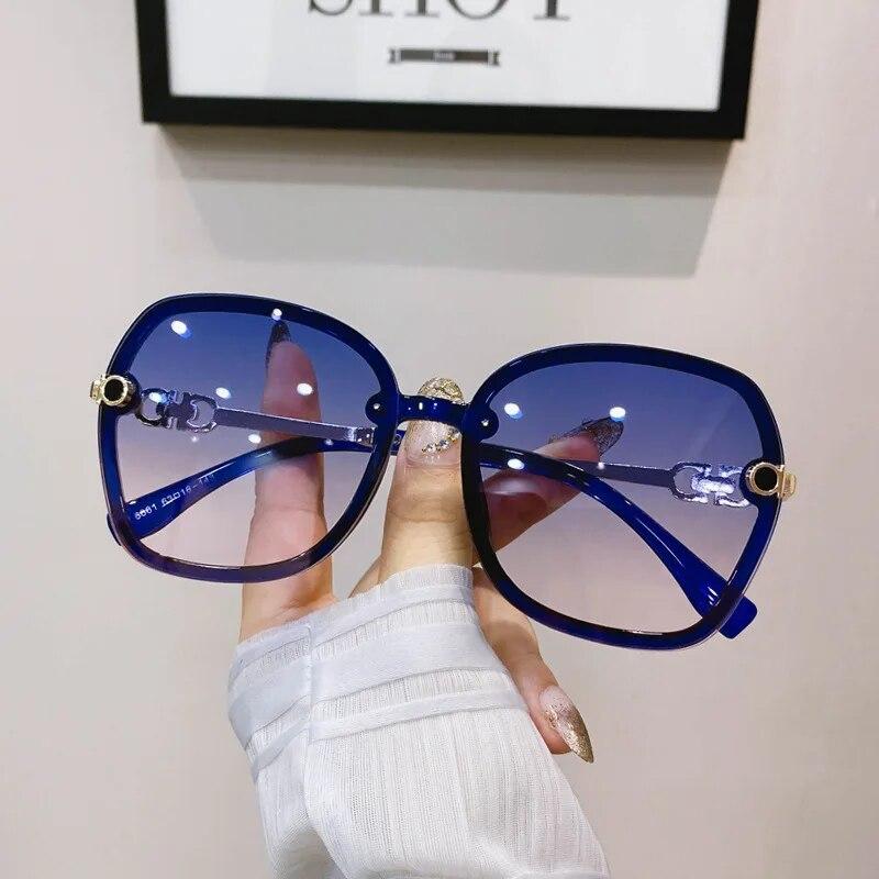 

Круглые солнцезащитные очки, новые винтажные солнцезащитные очки «кошачий глаз», женские корейские солнцезащитные очки с градиентом UV400