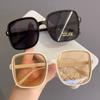Trendy Square Sunglasses for Women Men Gradient Lenses Retro Unisex Shades Fashion Black Oculos De Sol