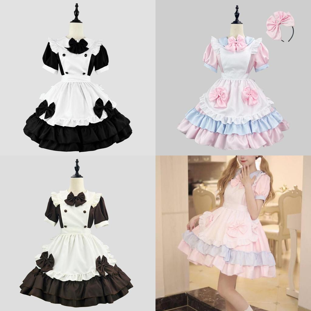 Japanese Lolita Cosplay Dress With Soft Fabric For Anime Costume Events