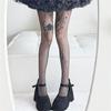 Atmungsaktive Spinnennetz-Design-Strumpfhosen für Damen Bequemes elastisches Nylonmaterial Perfekt für den täglichen Gebrauch