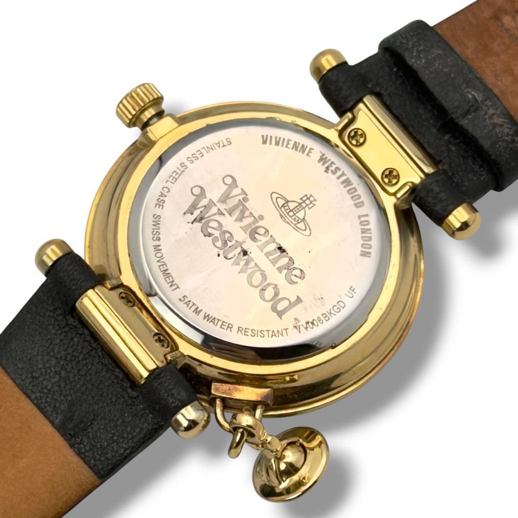 Used Operating, Beautiful Condition, Vivienne Westwood VV006BKGD Watch, Ladies, Quartz