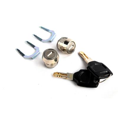 With 2 Keys Motorcycle Top Box Lock Cylinder Kit Aluminum Alloy Weather Proof Motorcycle Luggage Trunk Key Lock
