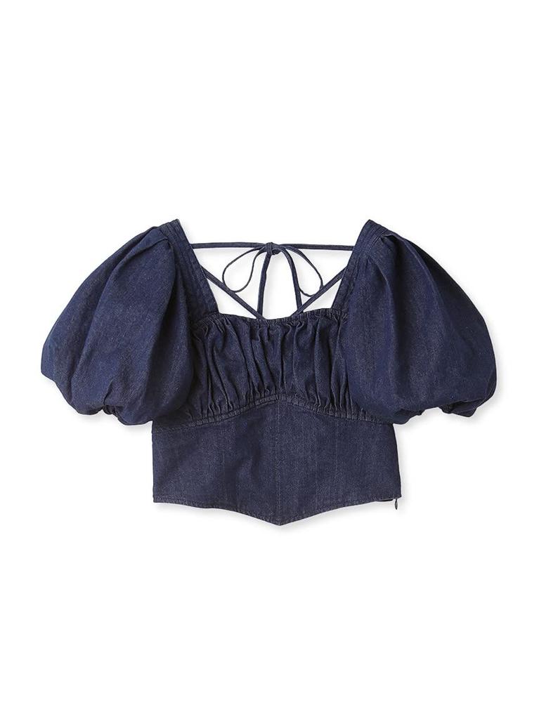 Snidel Puff Sleeve Varied Blouse SWFB231135 Women's (IND F)