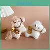 Horse Plush Hanging Ornament With Short Pile Fabric For Keychains And Car Accessories