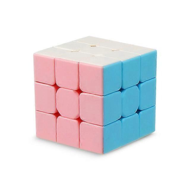 (3x3 cube) Speed Cube, Stickerless Macarons MoYu Meilong, 2x2 Puzzle Cube, Color Box Packaging, 50*50*50 mm