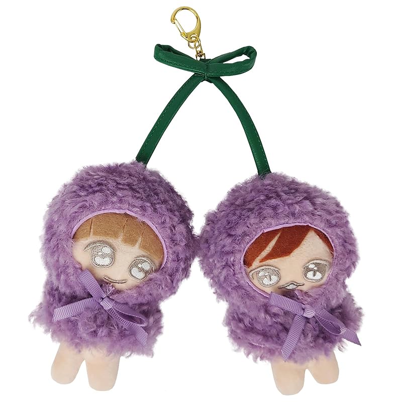 

[Cross Marbury] sewing clothes 10cm poncho key ring charm Oshikatsu cherry Dress up Sewing activities stuffed toy kpopdoll South Korea concert live