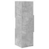 Corner Cabinet 25.5x25x80cm Engineered Wood Concrete Grey