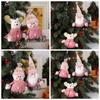 Pink Doll Decoration Plush Tree Hanging Decoration Party Supplies Christmas Tree Pendant  Gift