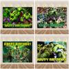 Hulk foto achtergrond, superheld, groene cartoon reus, kinder verjaardagsfeest decoraties, baby shower benodigdheden.