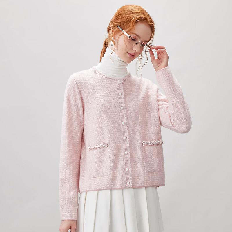 Komonboka Women's 100% Cashmere Cardigan Sweater