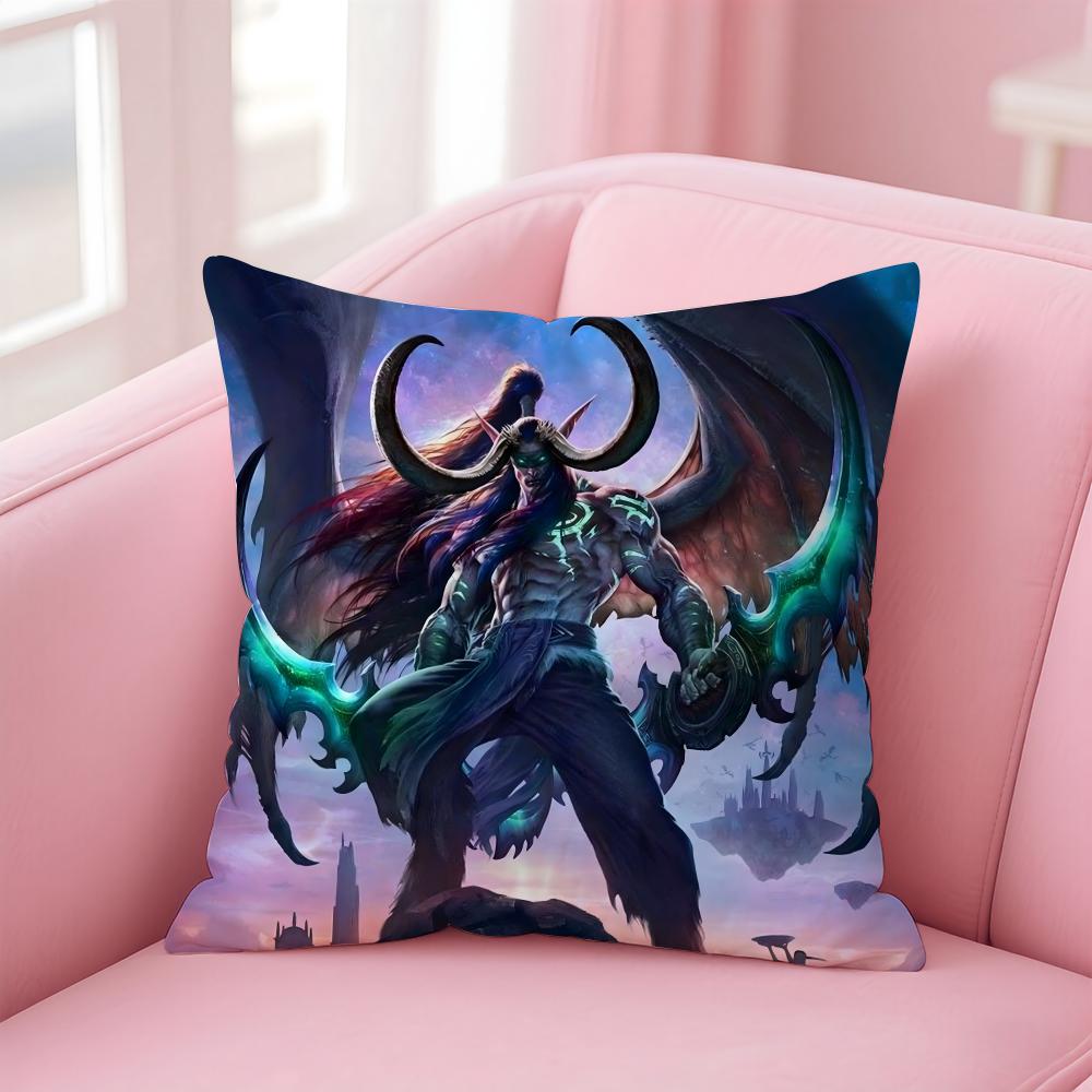 classic game Warcrafts of World Cushion Cover Comfortable Reversible Pillow Cover Ideal for Car Sofa Bedroom & Beyond