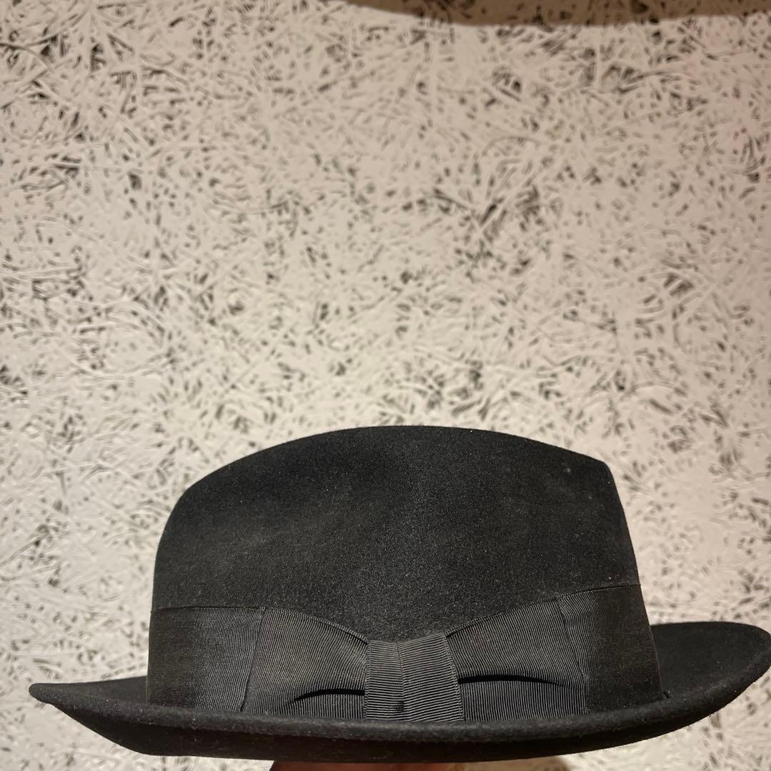 Used STETSON Daitoku GINZA Felt Hat Fedora Black