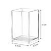 1PC Clear Acrylic Pen Holder for Desk, Multi-Purpose Pencil & Makeup Brush Organizer, Stationery Storage Cup for Office Home
