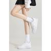 Summer Thin, Breathable, Deodorizing and Antibacterial Women's Socks, Solid Color Pile Socks, One-piece Boneless Cotton Socks