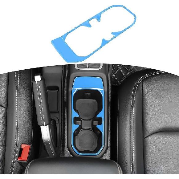 RT-TCZ For Wrangler JL Front Cup Holder Trim Red For Jeep Wrangler JL JLU Gladiator JT 2018-2024 Red Interior Accessories