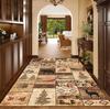 Retro Style Big Size Carpet Living Room Non-slip Animal Pattern Study Soft Decoration Rug Easy Clean Entrance Door Mat Lint-free