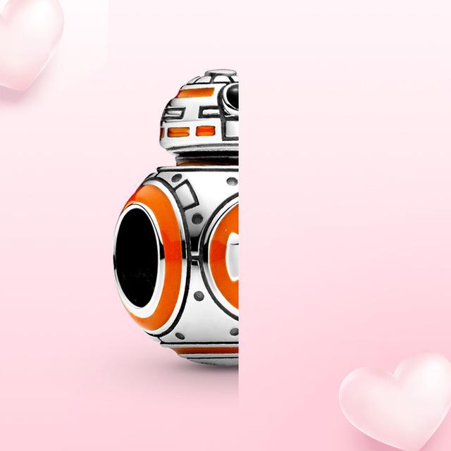 100% 925 Sterling Silver Přívěsek Millenium Falcon Falcon Přívěsek Fit Originální módní šperky Dámský náramek DIY dárek