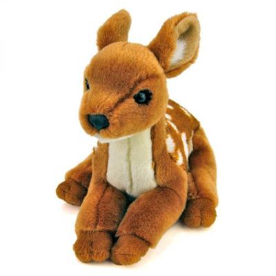 Calorata Sika Hirsch Plüschtier Tier zum Realistischen Hirsch Tier Babyspielzeug Puppe Geschenk Präsent Geburtstag Weihnachtsgeschenk (Realistisches Baby/Weiche Berührung)