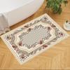 Elegant Floral Pattern Design Non-Slip Home Carpet Design for Office Decor Living Room Gift