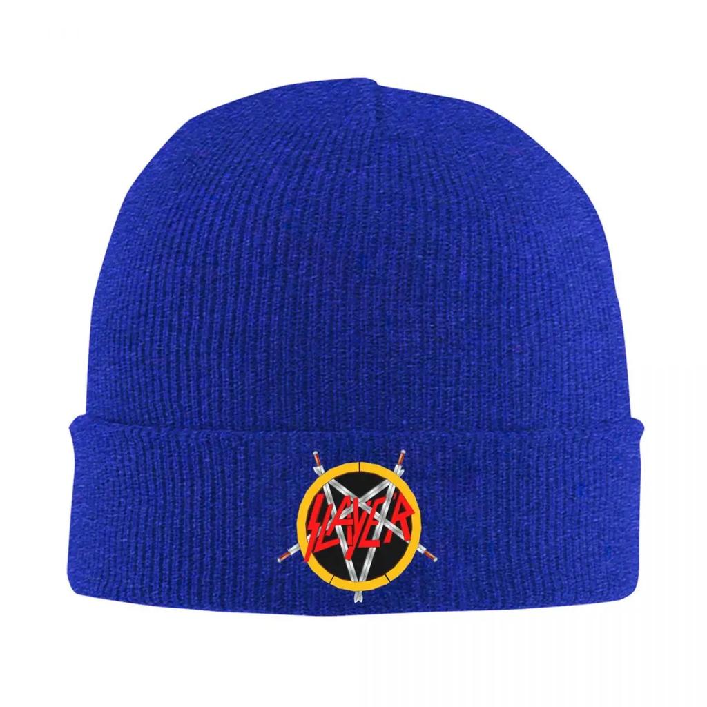 Slayers Logo Warm Knitted Cap Fashion Bonnet Hat Autumn Winter Outdoor Beanies Hats for Unisex Women Adult