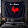 Personalized Tapestry Wall Hanging France National Football Team Pattern Art Background Cloth