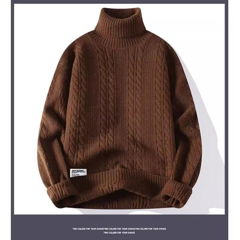 Pull ample pour homme mode classique léger doux automne et hiver sports et loisirs chaud pull tricoté