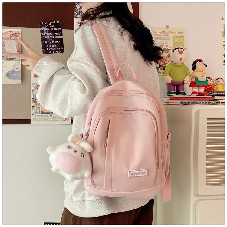 Schoolbag Kindergarten Girls and Children's Spring Outing Small Backpack Cute Girls Splicing Backpack