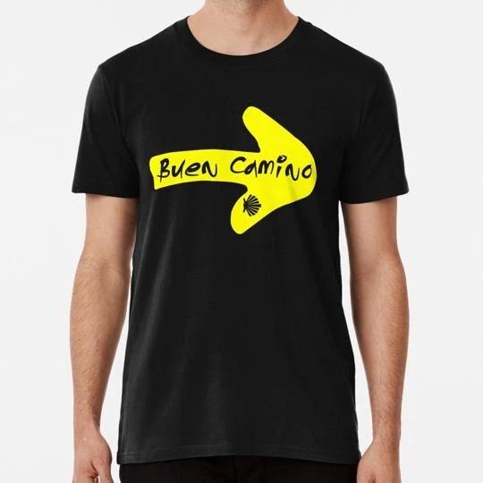 Buen Camino De Santiago Compostela Peregrino S to 5XL Made in the USA T-Shirt 4XL