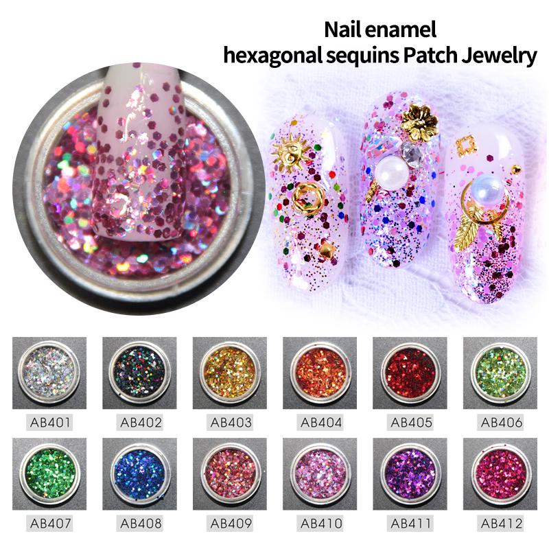 

Хамелеон ногтей блеск шестигранный блестки ногтей художественный дизайн