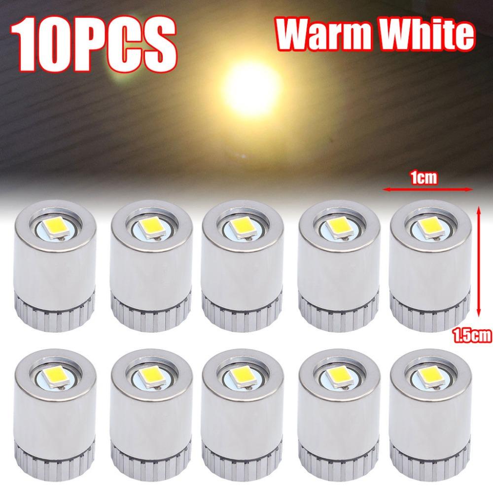 10 Stück Bunte Mini LED Licht Batteriebetrieben Elektronisches Spielzeug Zubehör für Laternen Dochtbasis