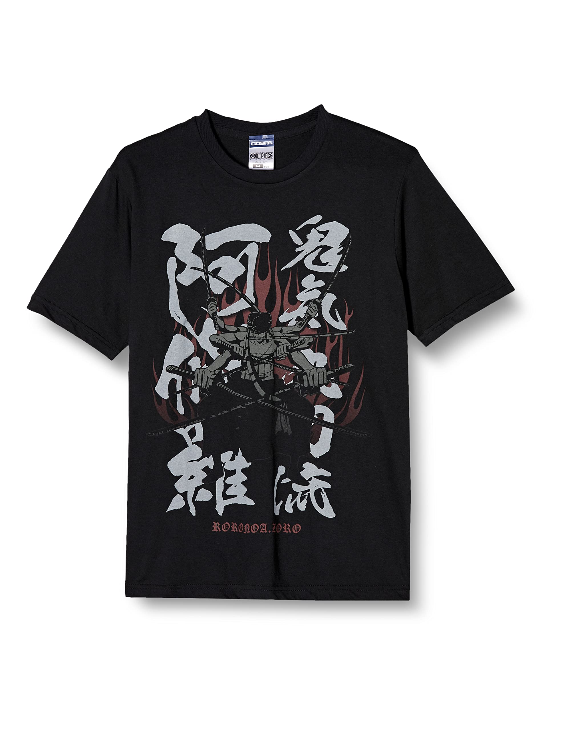 

COSPA ONE PIECE One Piece Demonic Nine Sword Style Ashura Black Medium T-Shirt чёрный
