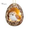 Festive Atmosphere Decorations Forest Animal Ornament, 2D Flat Woodland Acrylic Christmas Home Party Hanging Supplies Decoration for Tree, Holiday