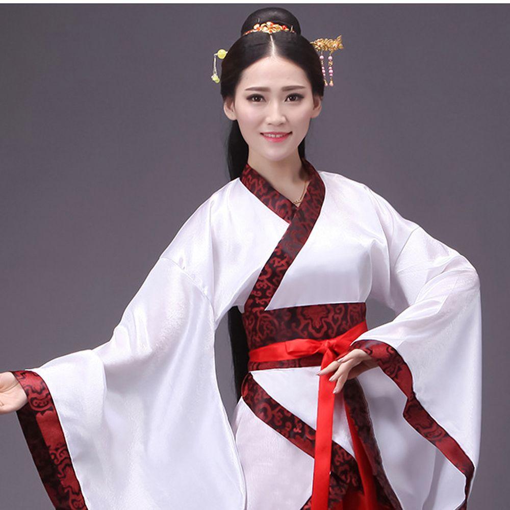 Long Sleeves Chinese Tang Suit Performance Skirt Chinese Traditional Costumes Party