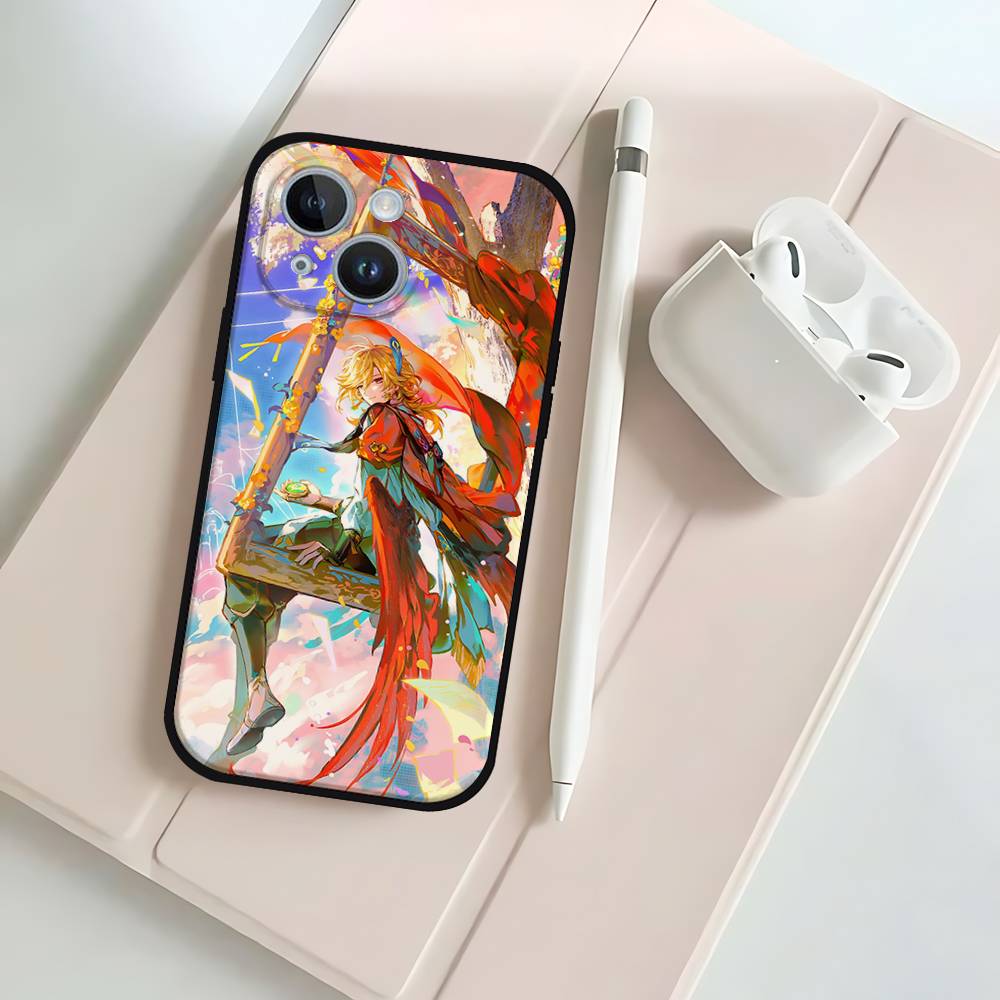 K-Kaveh Black Phone Case That Fits For IPhone 17,16,15,11,13,14 Pro Max,Plus,X,Xr,Xs Max,13Mini